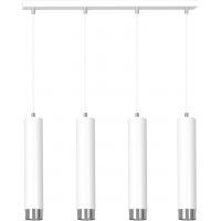 Emibig Kibo lampa wisząca 4x8 W biała-chrom 641/4