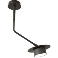 Emibig Mizu lampa podsufitowa 1x12 W czarna 1448/1