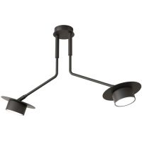 Emibig Mizu lampa podsufitowa 2x12 W czarna 1448/2