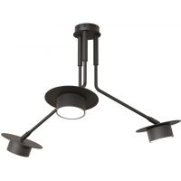 Emibig Mizu lampa podsufitowa 3x12 W czarna 1448/3