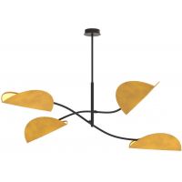 Emibig Lotus lampa wisząca 4x10 W musztardowy 1460/4