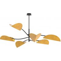 Emibig Lotus lampa podsufitowa 6x10 W musztardowy 1460/6