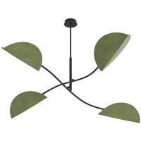 Emibig Lotus lampa podsufitowa 4x10 W zielona 1461/4