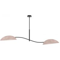 Emibig Lotus lampa podsufitowa 2x10 W szara 1462/2