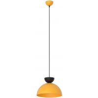Emibig Lunaro lampa wisząca 1x12 W czarna-żółta 1474/1S