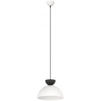 Emibig Lunaro lampa wisząca 1x12 W biała-czarna 1475/1S