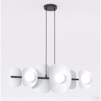 Emibig Elementi lampa wisząca 6x8 W szary 1494/6