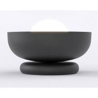 Emibig Ozzy lampa stołowa 1x9 W czarna 1515/LN1