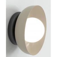 Emibig Ozzy kinkiet 1x8 W czarny/beżowy 1517/K1