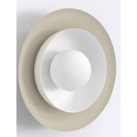 Emibig Poppi kinkiet 1x8 W czarny/beżowy 1520/K1