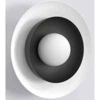 Emibig Poppi kinkiet 1x8 W biały/czarny 1521/K1