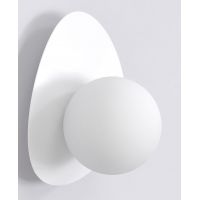 Emibig Ovo kinkiet 1x8 W biały 1528/K1