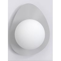 Emibig Ovo kinkiet 1x8 W szary 1530/K1