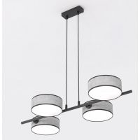 Emibig Drumz lampa wisząca 4x10 W szary 1564/4