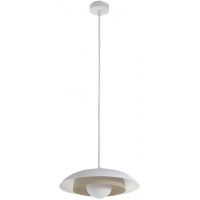 Emibig Skin lampa wisząca 1x8 W biała/cappuccino 1605/1