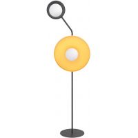 Emibig Kiss lampa stojąca 2x8 W czarna/pomarańczowa 1610/LP2