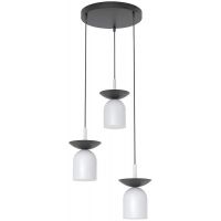 Emibig Ego lampa wisząca 3x10 W czarna 1611/3PREM