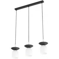 Emibig Ego lampa wisząca 3x10 W biała/czarna 1613/3