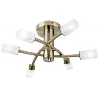 Endon Havana lampa podsufitowa 6x25W złota 146-6AB