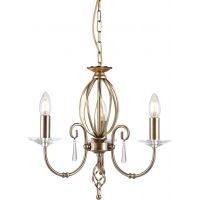 Elstead Lighting Aegean lampa wisząca 3x60 W mosiądz postarzany AG3-AGED-BRASS