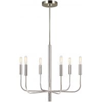 Elstead Lighting Brianna lampa wisząca 6x60 W nikiel polerowany FE-BRIANNA6-PN