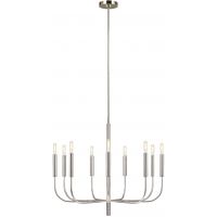 Elstead Lighting Brianna lampa wisząca 9x60 W nikiel polerowany FE-BRIANNA9-PN