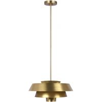 Elstead Lighting Brisbin lampa wisząca 1x60 W mosiądz oksydowany FE-BRISBIN-BB