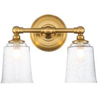 Elstead Lighting Huguenot Lake kinkiet 2x3 W mosiądz oksydowany FE-HUGOLAKE2BATH-BB