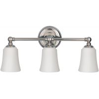 Elstead Lighting Huguenot Lake kinkiet 3x3 W chrom polerowany FE-HUGOLAKE3BATH