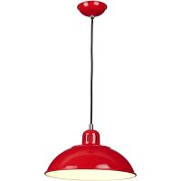 Elstead Lighting Franklin lampa wisząca 1x60 W czerwona FRANKLIN-P-RED