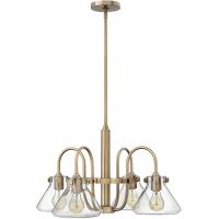 Elstead Lighting Congress lampa wisząca 4x60 W szczotkowany karmel HK-CONGRESS4-A-BC