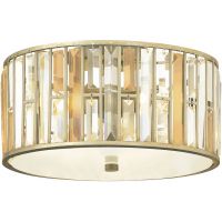Elstead Lighting Gemma plafon 3x60 W srebrny HK-GEMMA-F-SL