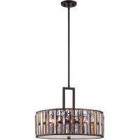 Elstead Lighting Gemma lampa wisząca 3x60 W brązowa vintage HK-GEMMA-P-C-VBZ