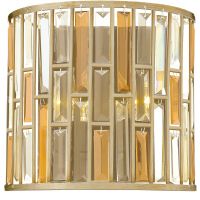 Elstead Lighting Gemma kinkiet 2x60 W srebrny HK-GEMMA2-A-SL