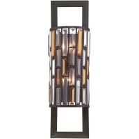 Elstead Lighting Gemma kinkiet 2x60 W przezroczysty-brązowy vintage HK-GEMMA2-B-VBZ