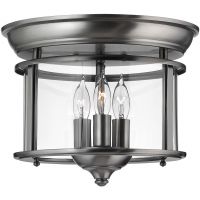 Elstead Lighting Gentry lampa podsufitowa 3x40 W pewter HK-GENTRY-F-PW
