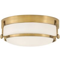 Elstead Lighting Harper plafon 3x60 W biały-stary mosiądz HK-HARPER-F-HB