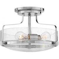 Elstead Lighting Harper lampa podsufitowa 3x60 W chrom polerowany-przezroczysta HK-HARPER-SFS-CM-CS
