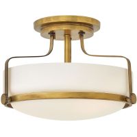 Elstead Lighting Harper lampa podsufitowa 3x60 W biała-stary mosiądz HK-HARPER-SFS-HB