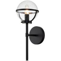 Elstead Lighting Hollis kinkiet 1x40 W czarny HK-HOLLIS1-C-BK-BATH