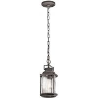 Elstead Lighting Ashland Bay lampa wisząca 1x60 W postarzany cynk KL-ASHLANDBAY8-S