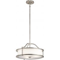 Elstead Lighting Emory lampa wisząca 3x60 W klasyczny pewter KL-EMORY-P-S-CLP