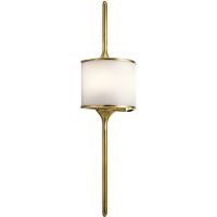 Elstead Lighting Mona kinkiet 2x3 W naturalny mosiądz KL-MONA-L-NBR