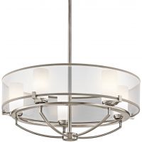 Elstead Lighting Saldana lampa wisząca 5x3 W klasyczny pewter KL-SALDANA5
