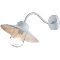 Elstead Lighting Klampenborg kinkiet zewnętrzny 1x60 W biały KLAMPENBORG-WHT
