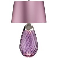 Elstead Lighting Lena lampa stołowa 1x60 W 1x7 W LED fioletowa LENA-TL-L-PLUM