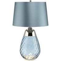 Elstead Lighting Lena lampa stołowa 1x60 W 1x7 W LED niebieska LENA-TL-S-BLUE
