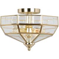 Elstead Lighting Old Park lampa podsufitowa 2x60 W polerowany mosiądz OLD-PARK-PB