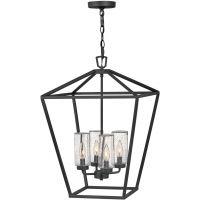 Quintiesse Alford Place lampa wisząca 4x40 W czarna QN-ALFORD-PLACE-4P-MB