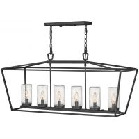 Quintiesse Alford Place lampa wisząca 6x40 W czarna QN-ALFORD-PLACE-6P-MB